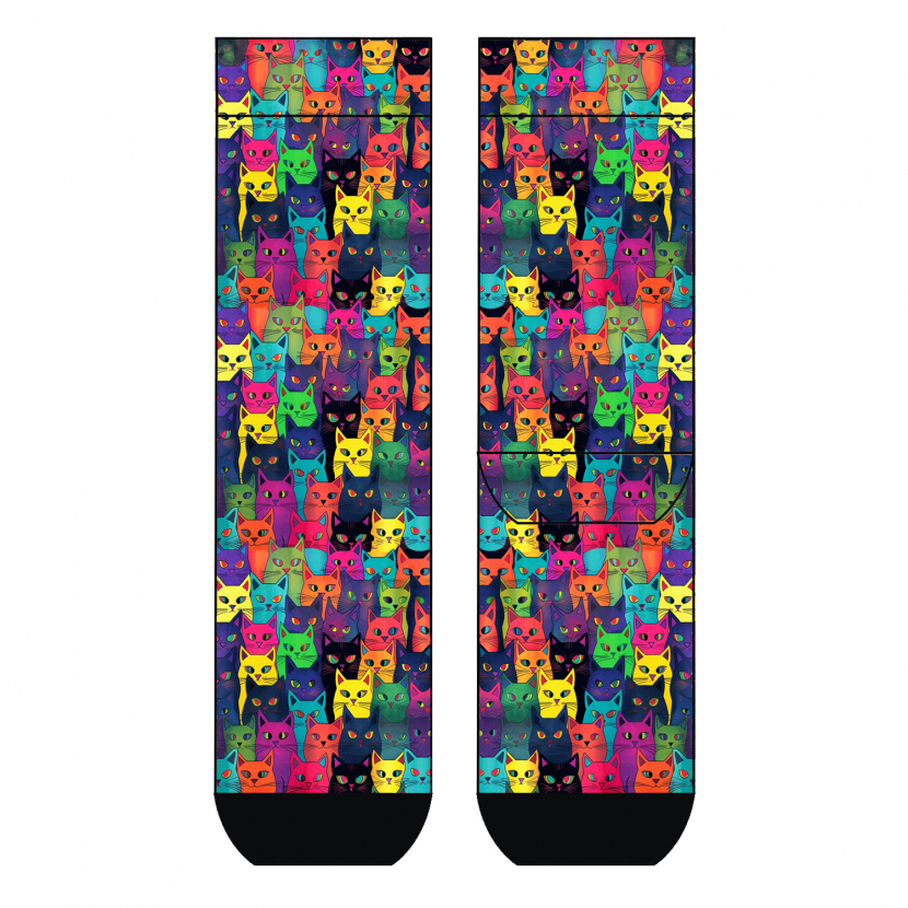 Cool 7 - Unisex One Size (41/46) - Print Socken - Runddruck Motiv: C5655